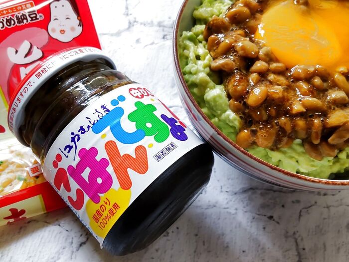 【ごはんですよ!活用術】どどーん、ズボラ飯参上~!お腹満足♡栄養満点で最高に美味しい食べ方です~!