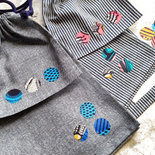 【夏に映えるアフリカ製の布】余ったはぎれから作る斬新なオリジナルワッペン♡めちゃ簡単です!