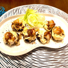 椎茸の豆腐グラタンひとくち焼き