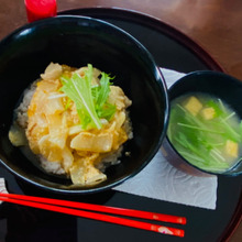 時短!レンチンで美味しい親子丼!洗い物も少なくて済むよ〜