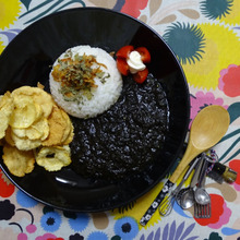 spicecurry探訪 89/100 『もちパパ食堂 ”黒鉄イタリアンキーマカレー”』