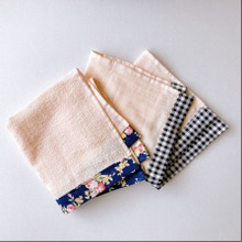 【100均】タオルにはぎれを足したらキュート♡オリジナルタオルの作り方