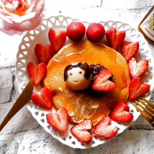 【可愛い練りきりを見つけた時の活用方法】ホットケーキの食べ方アレンジ!お勧めの食べ方ご紹介します!