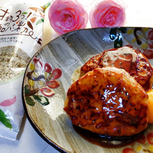 【むね肉でさっぱり!】フードプロセッサーde簡単!鶏つくねハンバーグ♪