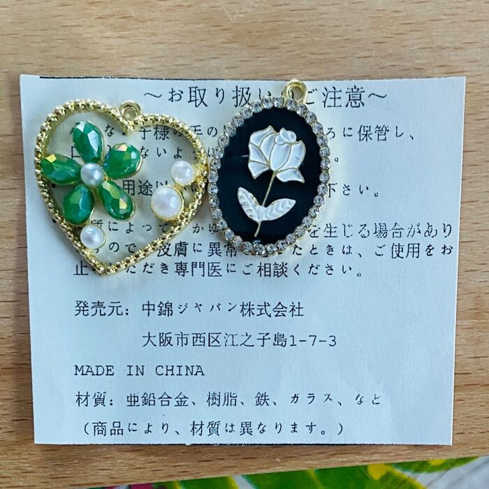 アクセチャームでネックレス作り
