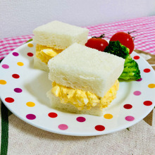 オイコスでミニたまごサンドイッチ☆