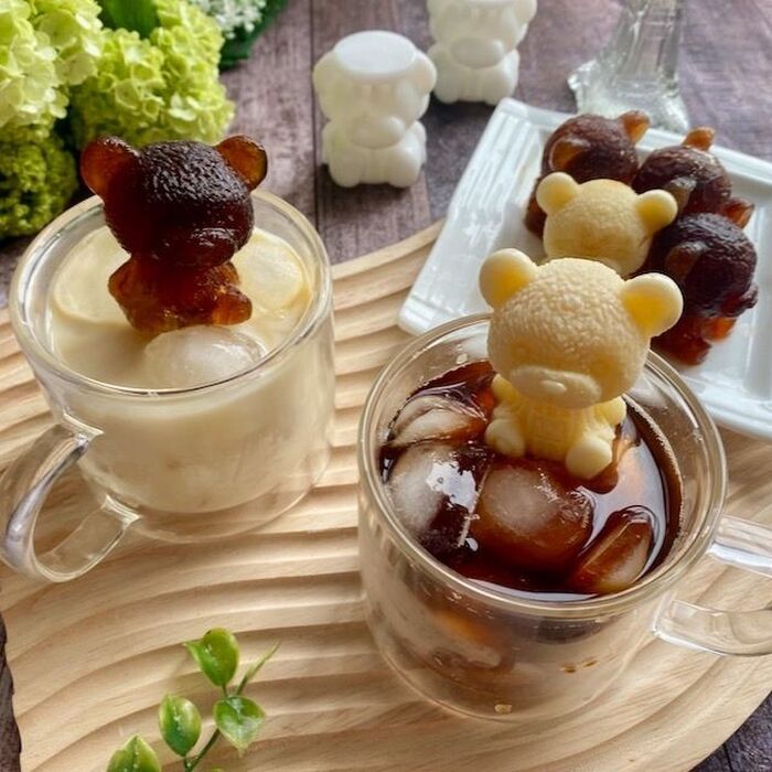 Can★Doの製氷型ベアでクマちゃん氷を作ってみた〜