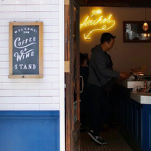 今日のキャフェ The ANCHOR Coffee & Wine Stand