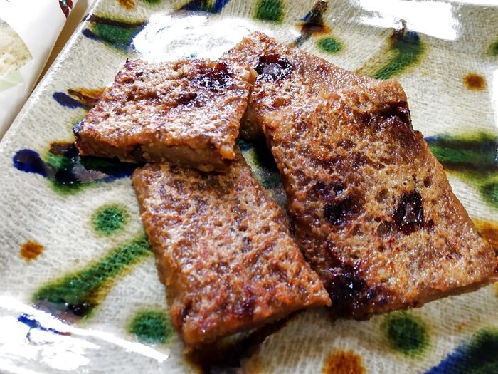 【パン粉活用法】え~~!本当にパン粉で作ったの?混ぜて焼くだけ、もちもち旨い!岩手県のなべやき風
