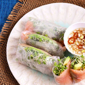 【万能おだしタレの生春巻き】便利な野菜だし使用!