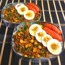 【お弁当レシピ】野菜たっぷり彩りドライカレー弁当