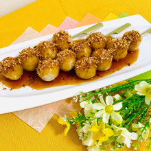 パン粉で!みたらし団子