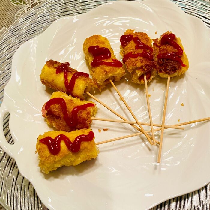 パン粉のカリッカリッが決めて!アメリカンドッグ