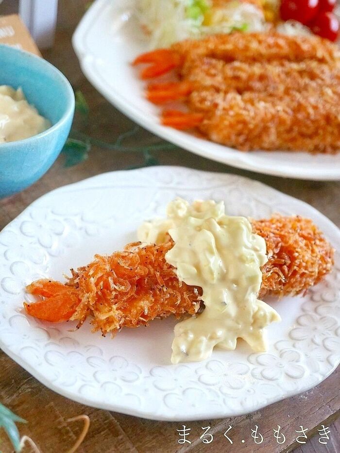 はんぺんでなんちゃって海老フライ?!自家製タルタルソース付き♪