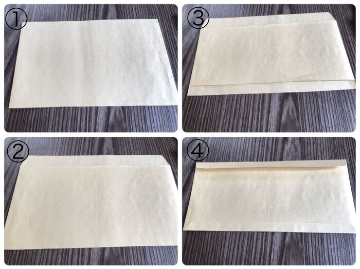 使い古しの茶封筒もリメイクします