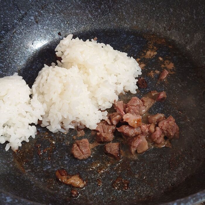 フライパン洗わないで!おいしい焼きめしできちゃうよ