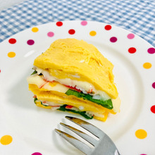 大葉とたまごの和風ミルフィーユ♪