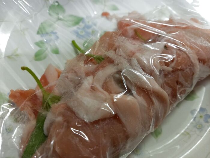 巻き寿司の要領で♪