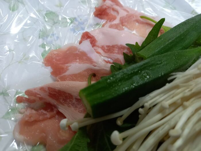 豚肉×大葉&オクラ&エノキバージョンも♪