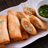 【万能おだし和風春巻き】便利な野菜だし使用!