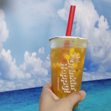 【ミスド6月新作ドリンク】キター―ー!!!贅沢極まりないこのドリンク!雨の日から晴天のビーチ気分に♪