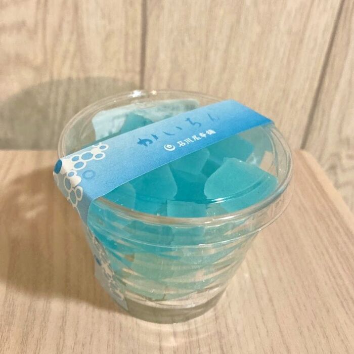 季節限定!金沢で「おはじき」を意味するさわやか~なソーダかいちん