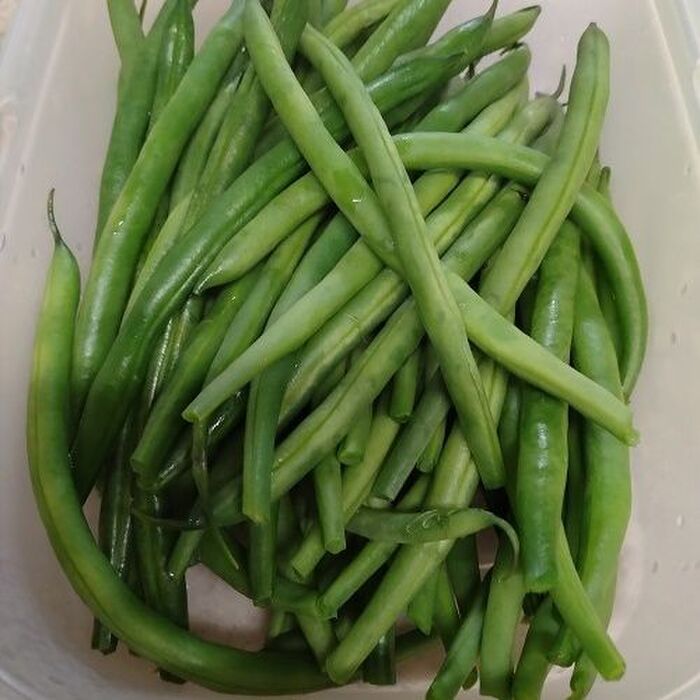 インゲン豆の下処理