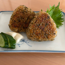 【今が旬!】大葉醤油の焼きおにぎり