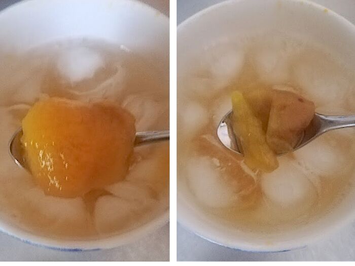 果肉はパクン、皮はポイ