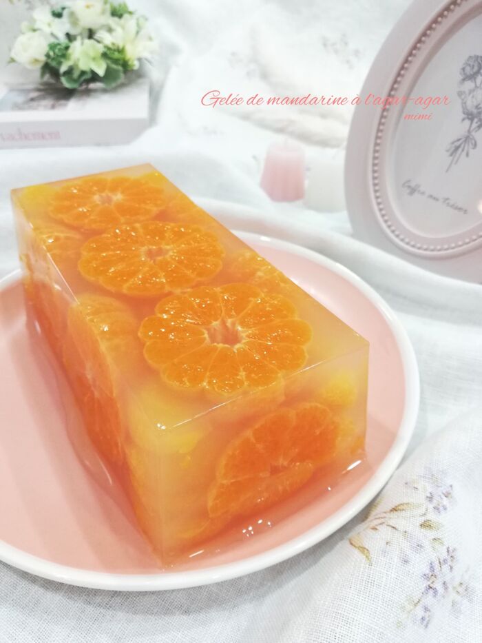 材料たったの3つで簡単♪つるんと美味しい♡みかん寒天【動画あり】