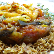 横着を科学した、冷製ペンネ MOCHI PAPA style