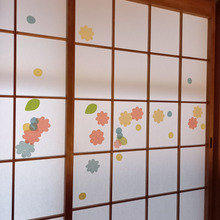 まるで夢の国★パステルカラーの折り紙で障子の補修