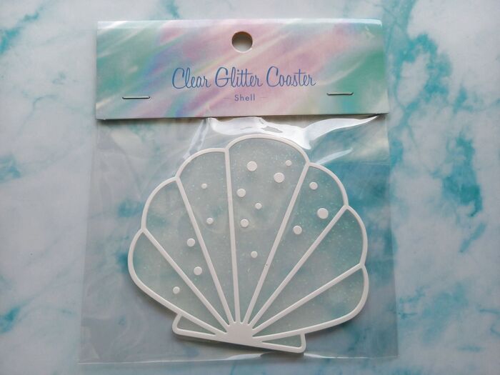 【セリア】海辺で波音を聴いている気分♪シェルコースターで夏を涼やかに♡