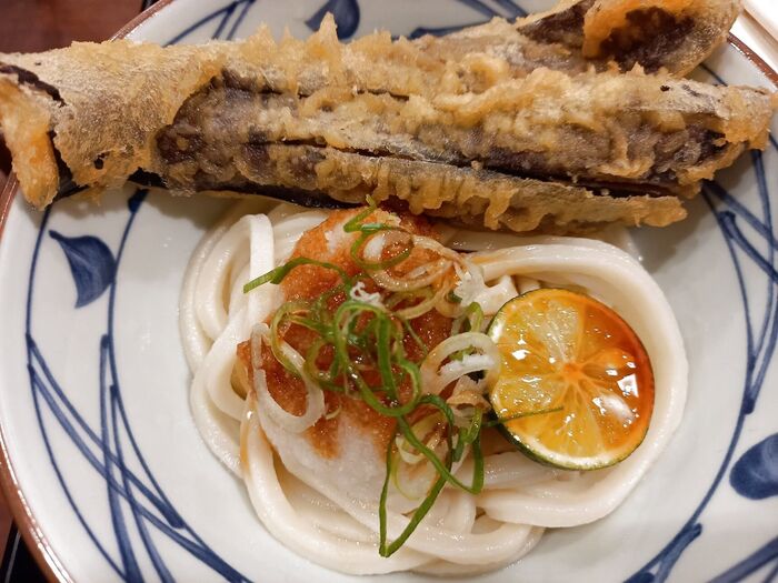 【丸亀製麵】ひんやり♪スダチでさっぱり!夏にぴったりなおろし醤油・なす天のせ♡