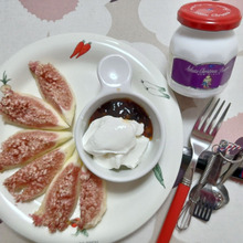 フィグ(fig)美味しい、凄く美味しい‥‥初物を夕食に!!