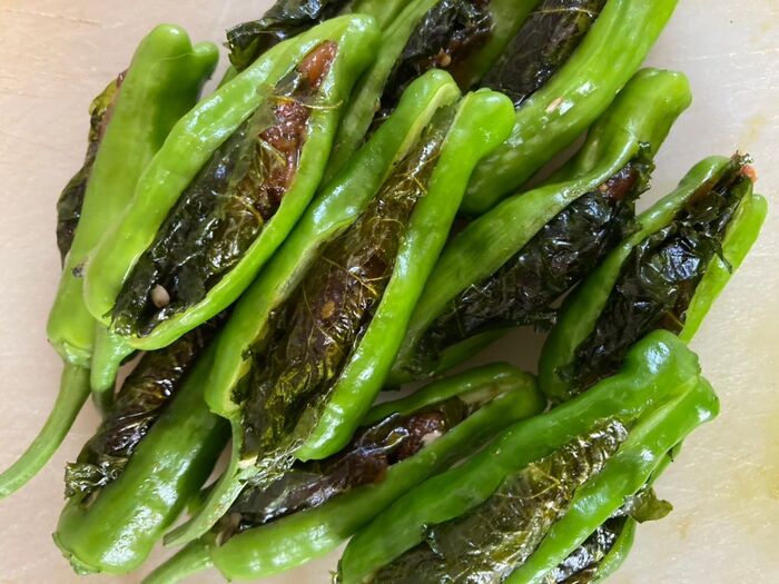 全部挟んだら後は焼くだけです♪