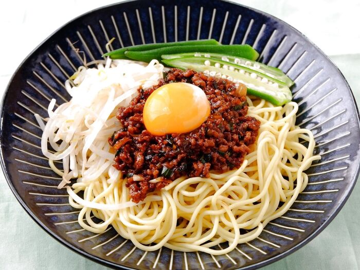 【くらし薬膳】夏バテ防止!肉味噌ともやしのジャージャー麺♪~夏の薬膳