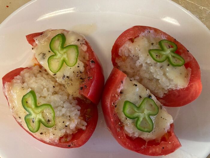 シンプルさっぱりトマトライス♪