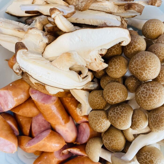 ①具材を切ります。