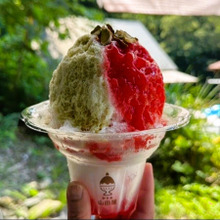 【天然氷】涼を求めて!川辺の氷屋さんへ♪