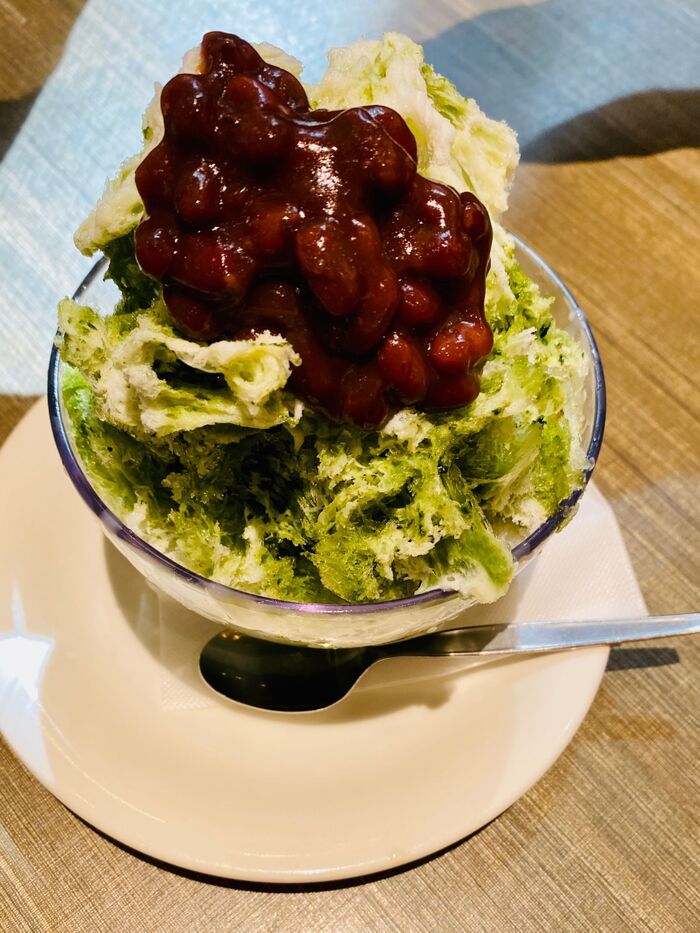 氷がわたあめみたい!シロップも最高!お値段も安っ!