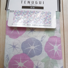 【キャンドゥ】夏の涼やかな早朝に咲く朝顔♪夏気分なてぬぐい☆