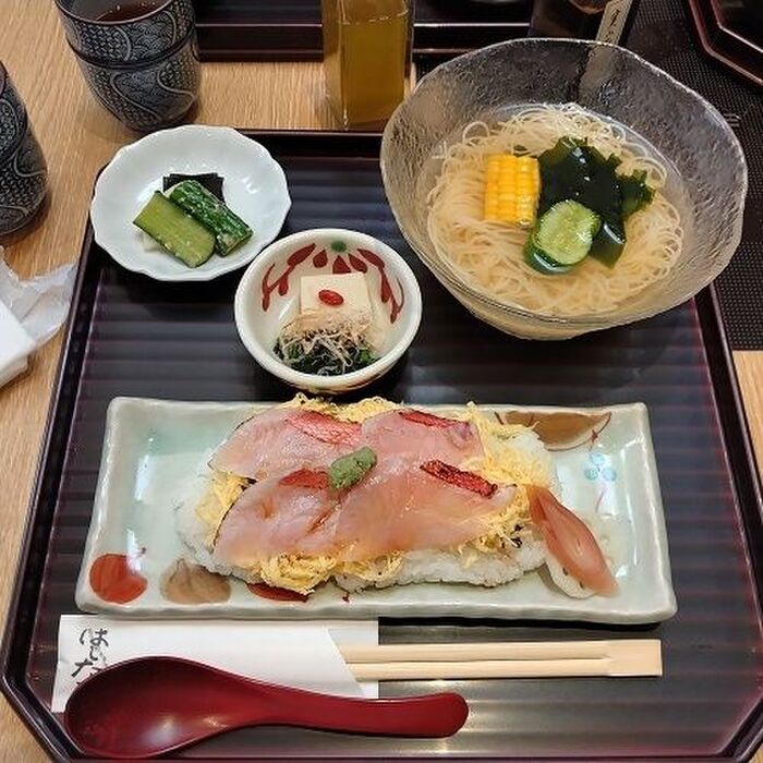 京都祇園祭の中、伊勢丹「はしたて」でランチ