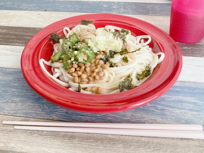 しっかり麵に絡んでウマ♡汁なし納豆タンタンメンで夏バテ予防!
