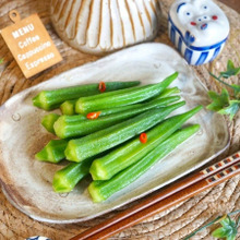 毎日でも食べたい♪牛角風~オクラの1本漬け