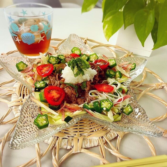 色とりどりの野菜で、見た目にも元気を頂いて♡