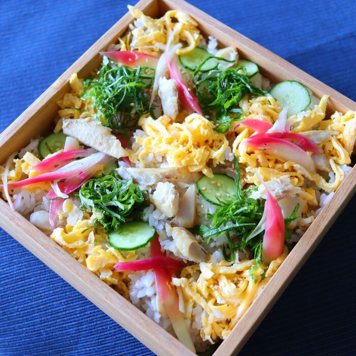 【簡単美味しい魚料理③】干物活用のちらし寿司