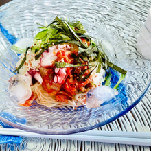 超絶品!たこキムチで涼素麺!