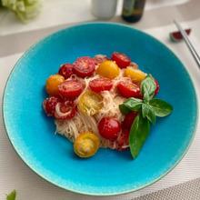 実はそうめんが合う!トマト明太そうめん