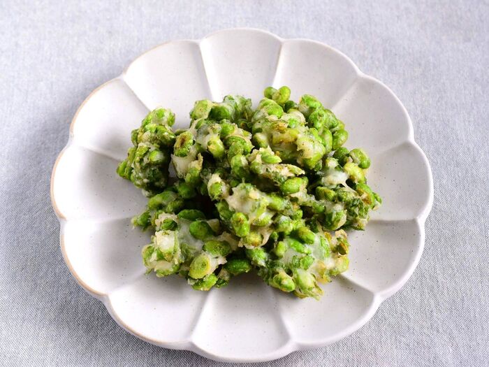 【枝豆の万能おだしフリット】便利な野菜だし使用!